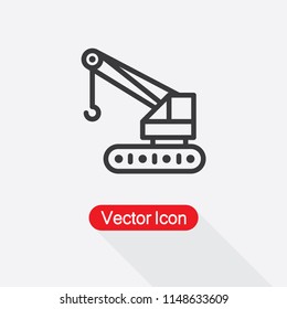 Crane Icon Vector Illustration Eps10