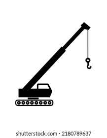 plantilla de logotipo de ilustración de vector de icono de grúa