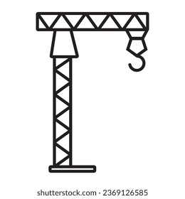 crane icon vector illustration logo design