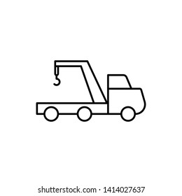 Crane icon Vector Illustration on the white background.