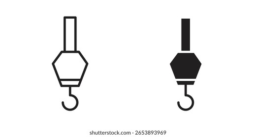 Crane icon vector illustration on a transparent background.