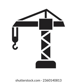Crane icon vector on trendy design