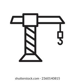Crane icon vector on trendy design