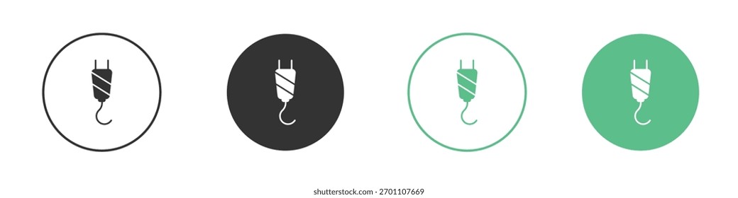 Pictograma de Vector de ícono de grúa para Elementos de interfaz ui ux