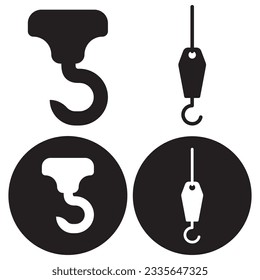 crane icon vector template illustration logo design