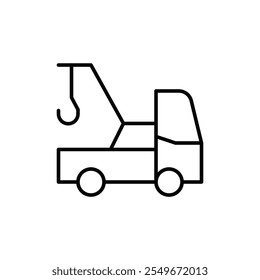 Crane icon web design in vector