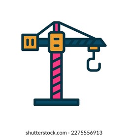 crane icon for your website, mobile, presentation, and logo design.