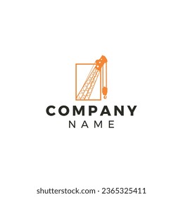 crane illustration logo for any purpose