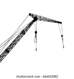 A crane lift and a simple image. For your design.