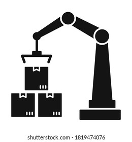 
Crane lifter  Glyph Style vector icon which can easily modify or edit
