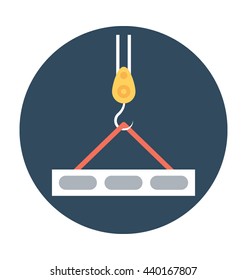Crane Lifter Vector Icon