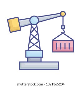 
Crane lifter Vector Icon which can easily modify or edit
