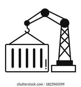 
Crane lifter Vector Icon which can easily modify or edit
