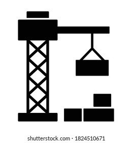 
Crane lifter Vector Icon which can easily modify or edit
