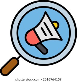 Crane Line Filled Vector Icon Design