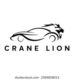Crane Lion – Automotive Logo Design