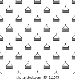 Crane with load pattern. Simple illustration of crane with load vector pattern for web design