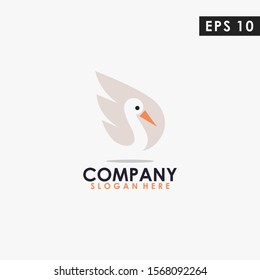 Crane Logo Design Vector Modern Template. Crane Logo. Vector Illustration