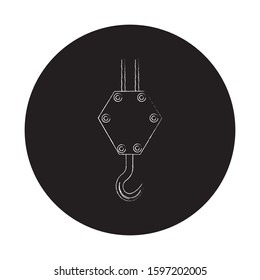 crane logo stock illustration design
