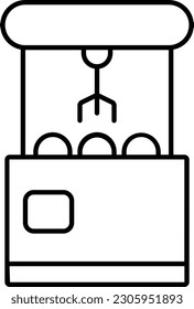 crane machine claw machine claw crane gaming Outline