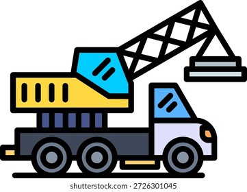 Crane New Creative Icon Design Vektor