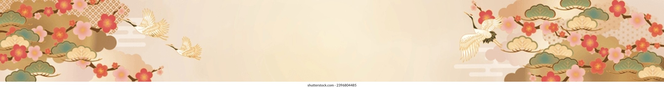 Crane And Pine Backgrounds Web graphics