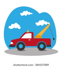 crane service isolated icon
