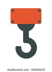 crane tool icon. delivery design. vector graphic