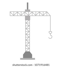 crane tower isolated icon