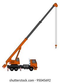 Crane truck