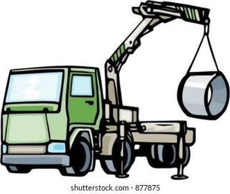 Crane truck. Check my portfolio for many more images of this series.
