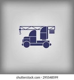 Crane truck icon