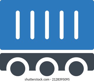crane vector glyph color icon