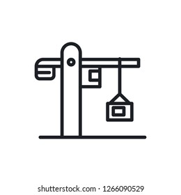 crane vector icon