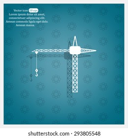 crane vector icon