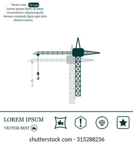 crane vector icon