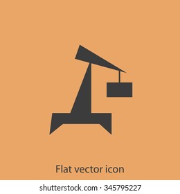 Crane vector icon