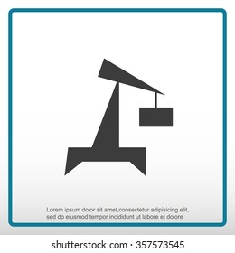Crane vector icon