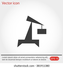 Crane vector icon