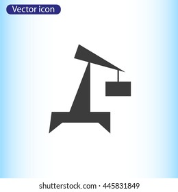 Crane vector icon
