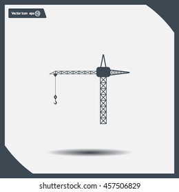 crane vector icon