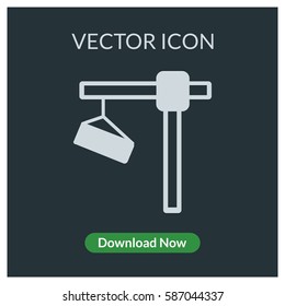 Crane vector icon