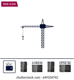 crane vector icon