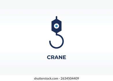 Vetor CRANE, ícone ou logotipo sinal símbolo isolado ilustração
