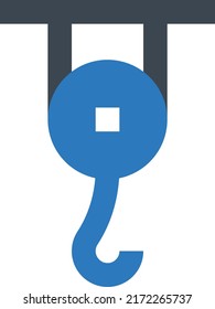 Ilustración de Crane Vector en un fondo transparente.Símbolos de calidad premium.Icono de vector glifos para el concepto y el diseño gráfico.