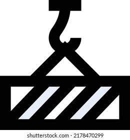 Crane Vector illustration on a transparent background.Premium quality symmbols.Stroke vector icon for concept and graphic design.
