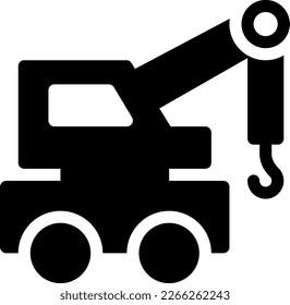 crane Vector illustration on a transparent background. Premium quality symmbols. Glyphs vector icons for concept and graphic design. 
