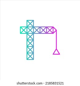 crane vector for website symbol icon presentation