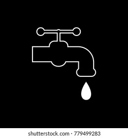 Crane water vector icon