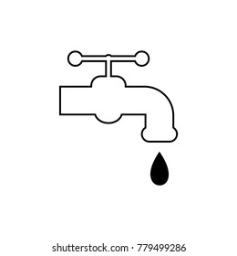 Crane water vector icon